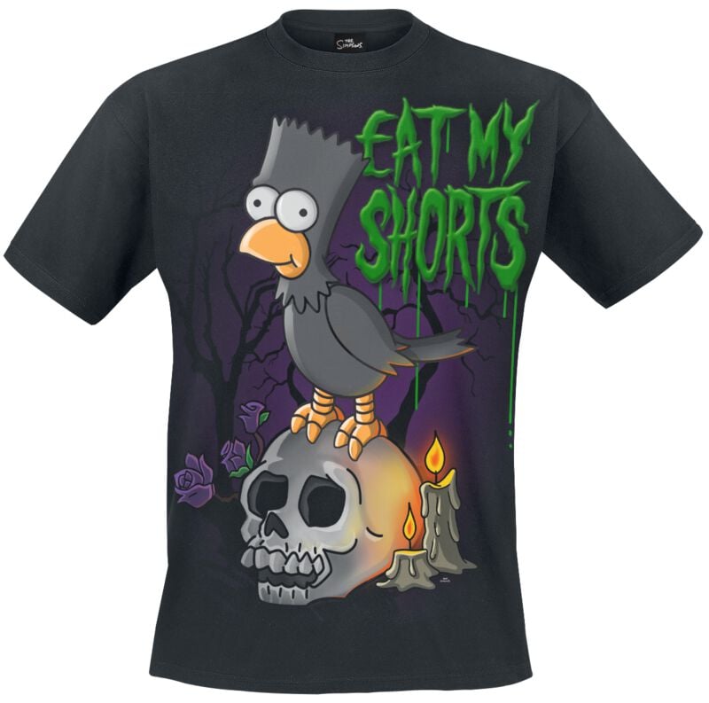 5056711231191 - Bart Raven T-Shirt schwarz in 3XL