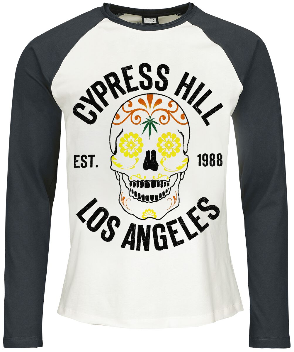 5056770006402 - Cypress Hill Amplified Collection - Floral Skull Langarmshirt multicolor in XL