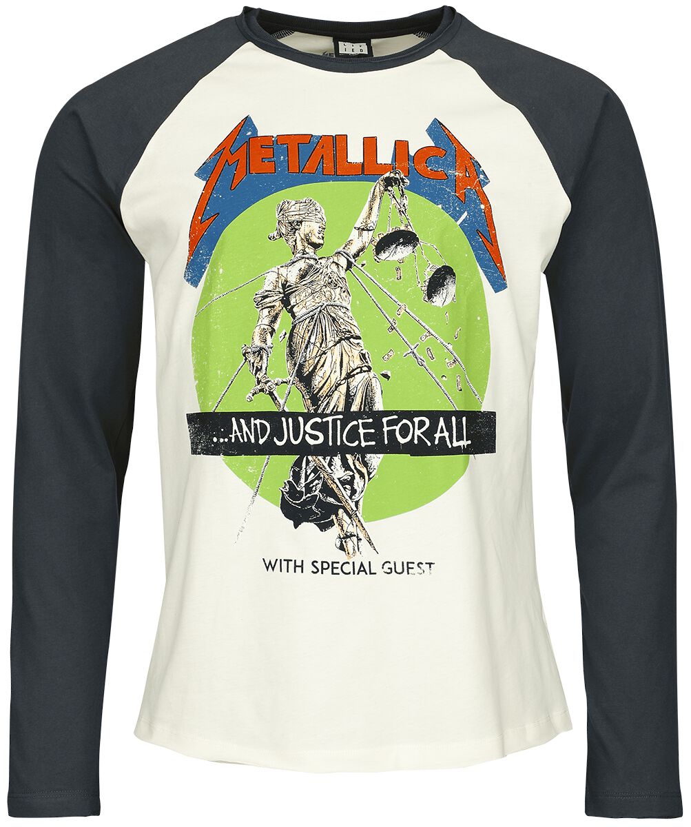 5056770009564 - Metallica Amplified Collection - And Justice For All Langarmshirt multicolor in M