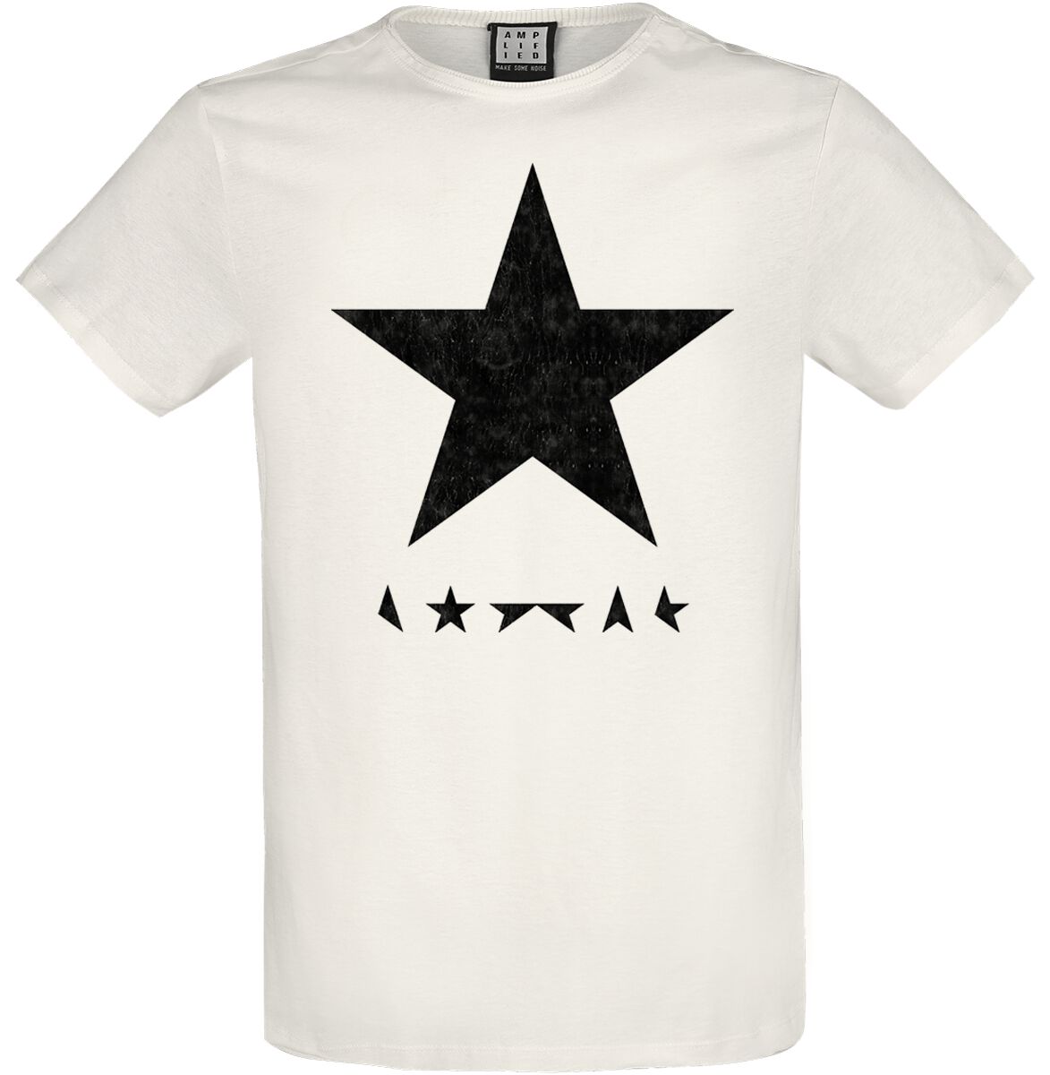 5056770021528 - Amplified Collection - Black Star T-Shirt altweiß in S