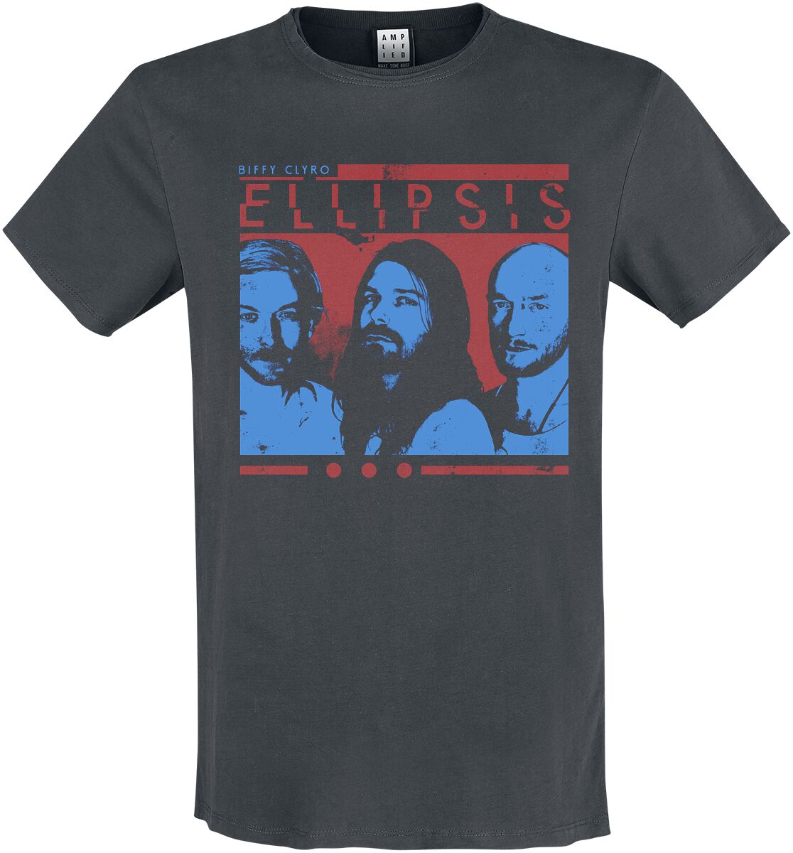 5056770029463 - Amplified Collection - Ellipsis T-Shirt charcoal in 3XL