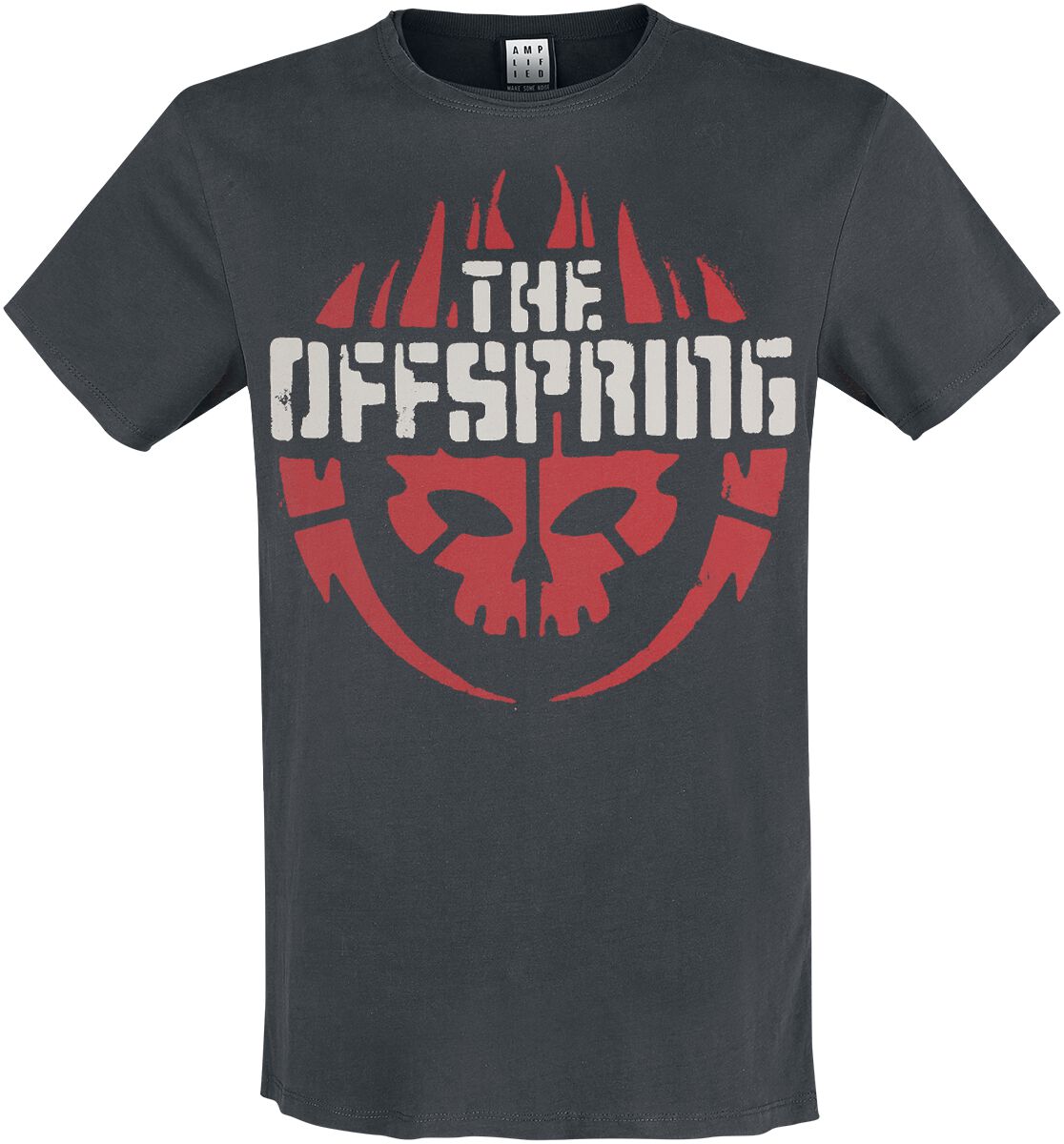 5056770031541 - Amplified Collection - Skull Logo T-Shirt charcoal in XXL 5056770031541 - Amplified Collection - Skull Logo T-Shirt charcoal in XXL