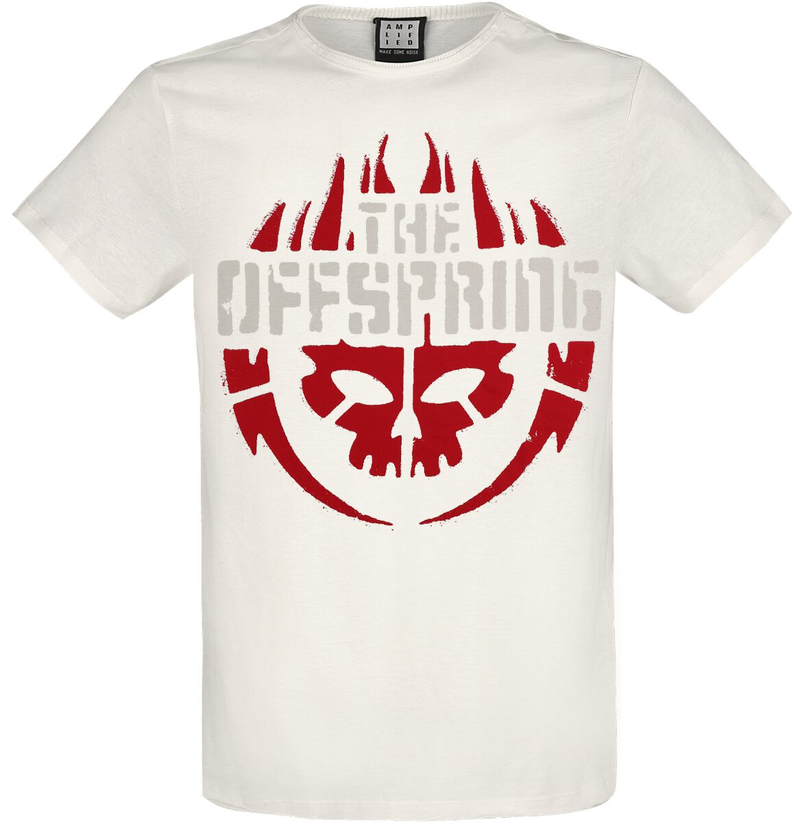 5056770031749 - Amplified Collection - Skull Logo T-Shirt altweiß in XL 5056770031749 - Amplified Collection - Skull Logo T-Shirt altweiß in XL
