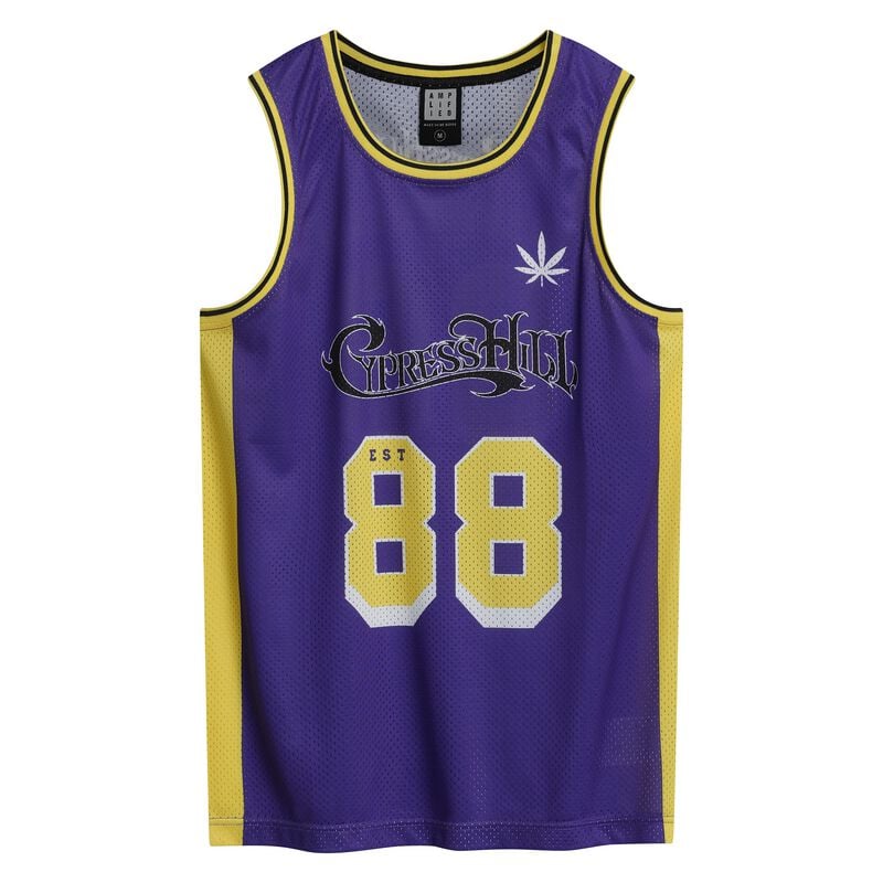 5056770035884 - Cypress Hill Amplified Collection - Cypress Hill B Ball Trikot multicolor in XL 5056770035884 - Cypress Hill Amplified Collection - Cypress Hill B Ball Trikot multicolor in XL