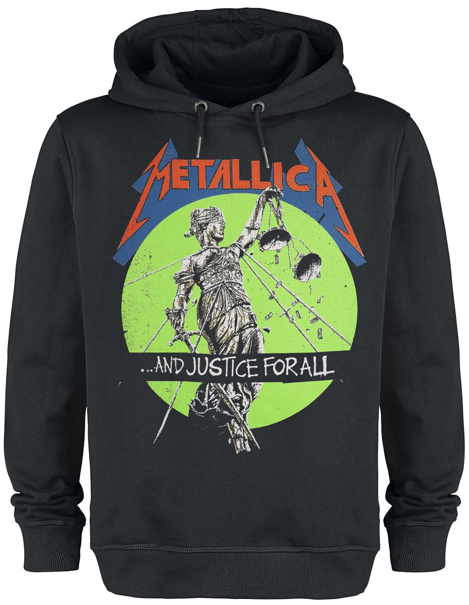 5056770066369 - Metallica Amplified Collection - No Justice For All Kapuzenpullover schwarz in M