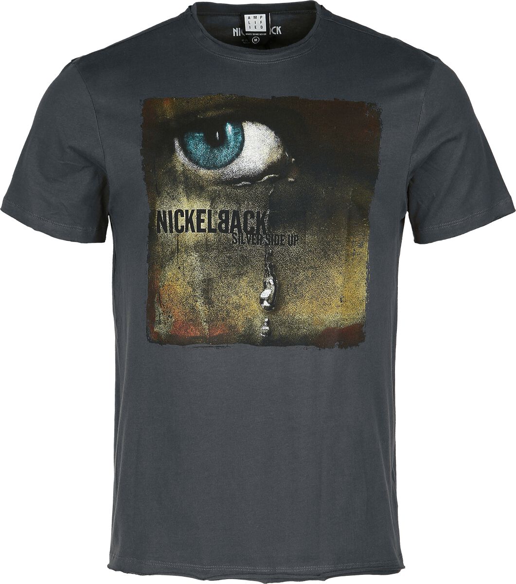 5056770087005 - Silver Side Up T-Shirt charcoal in M 5056770087005 - Silver Side Up T-Shirt charcoal in M