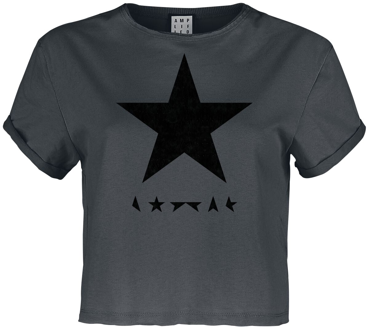 5056770091293 - Amplified Collection - Black Star T-Shirt charcoal in XL