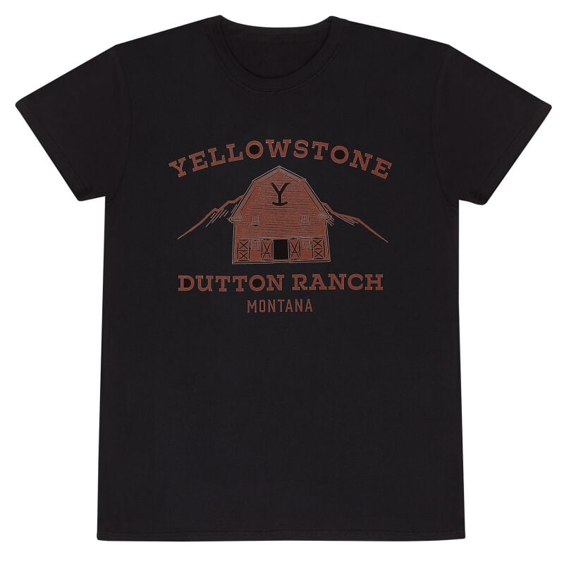 5056811500074 - Dutton Ranch T-Shirt schwarz in S