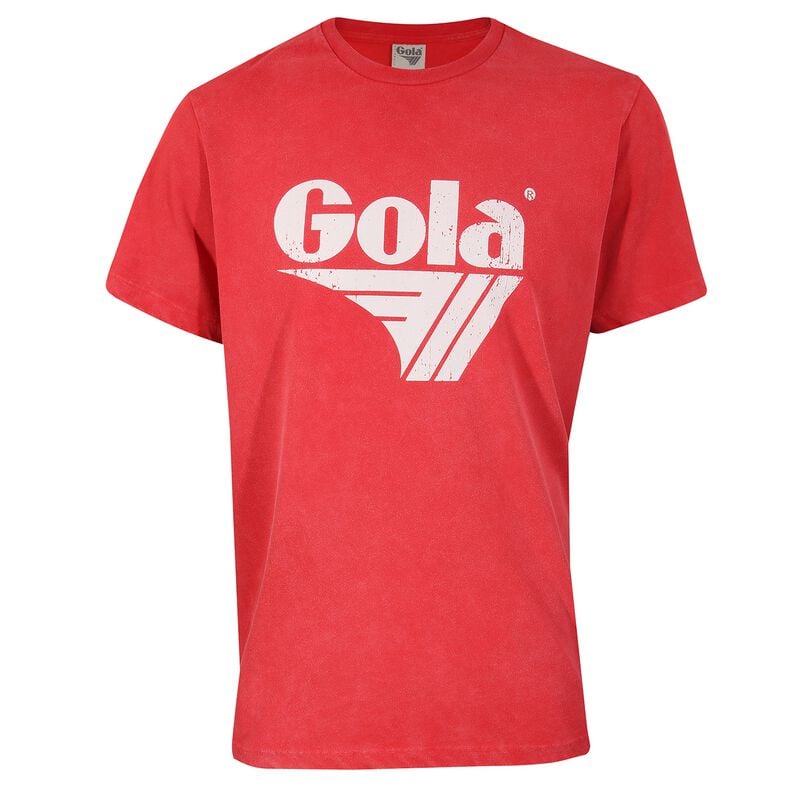 5056811524667 - - Logo Print Washed T-Shirt Red T-Shirt rot in S 5056811524667 - - Logo Print Washed T-Shirt Red T-Shirt rot in S