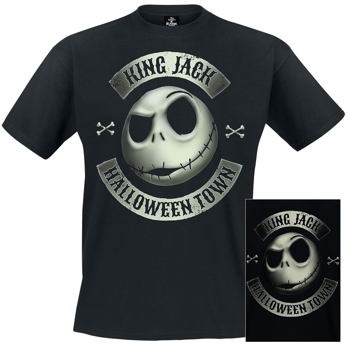 5056811527460 - Jack - Glow T-Shirt schwarz in S