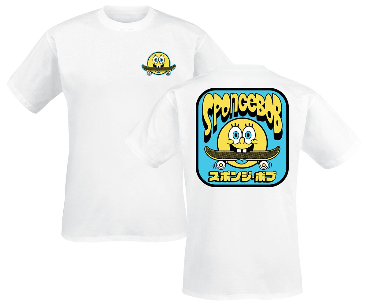 5056811529334 - Schwammkopf - SpongeBob T-Shirt weiß in XXL