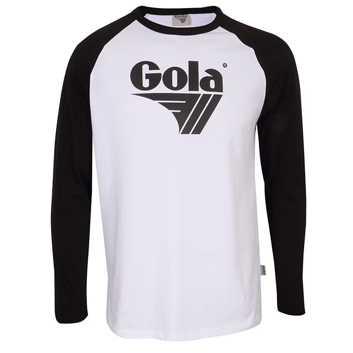 5056811530637 - Long Sleeve Raglan with Front Screen Print - Black Langarmshirt weiß schwarz in S 5056811530637 - Long Sleeve Raglan with Front Screen Print - Black Langarmshirt weiß schwarz in S