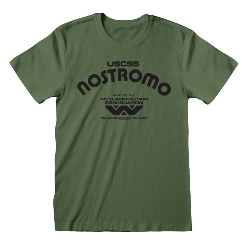 5056811531658 - Retro Nostromo T-Shirt oliv in M