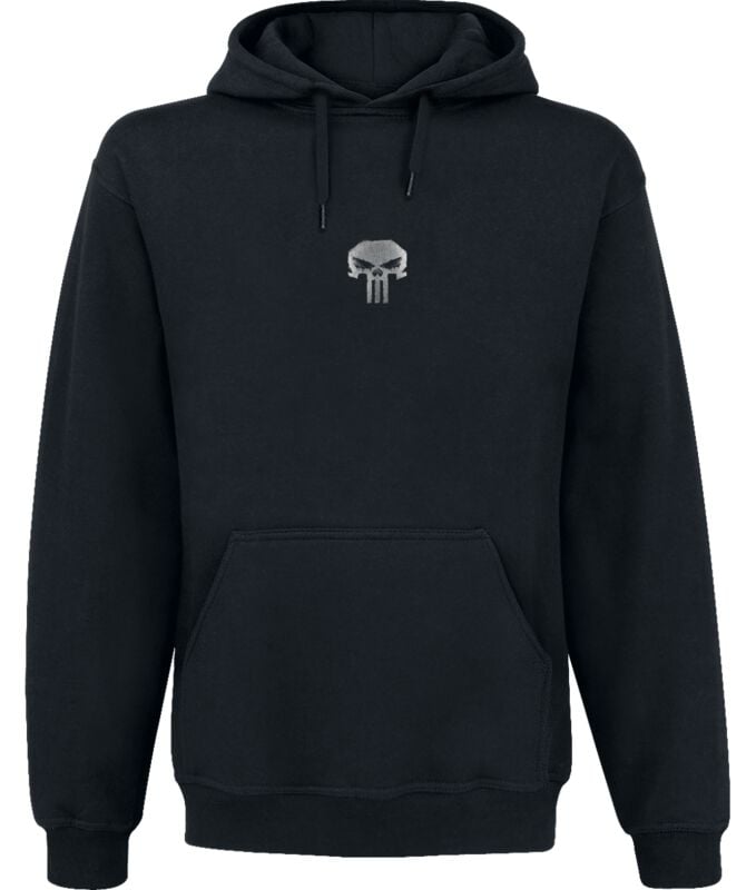 5056811532648 - Punisher Skull With Metallic Link Kapuzenpullover schwarz in L 5056811532648 - Punisher Skull With Metallic Link Kapuzenpullover schwarz in L