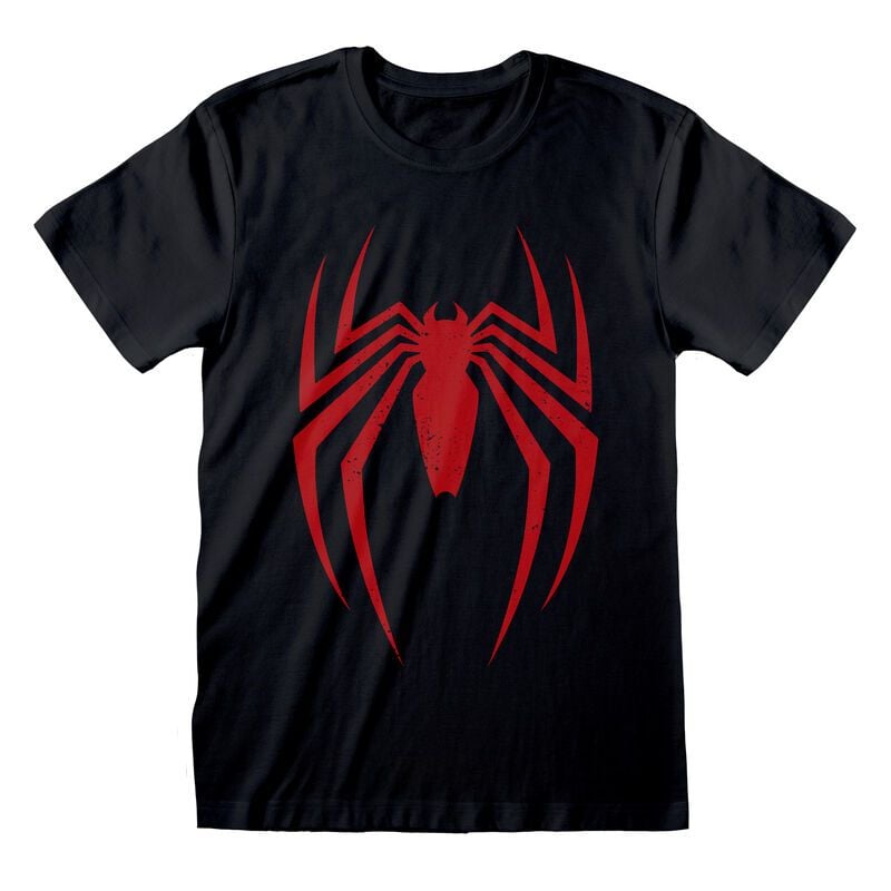 5056811537018 - Spiderman Video Game - Spider Symbol T-Shirt schwarz in L