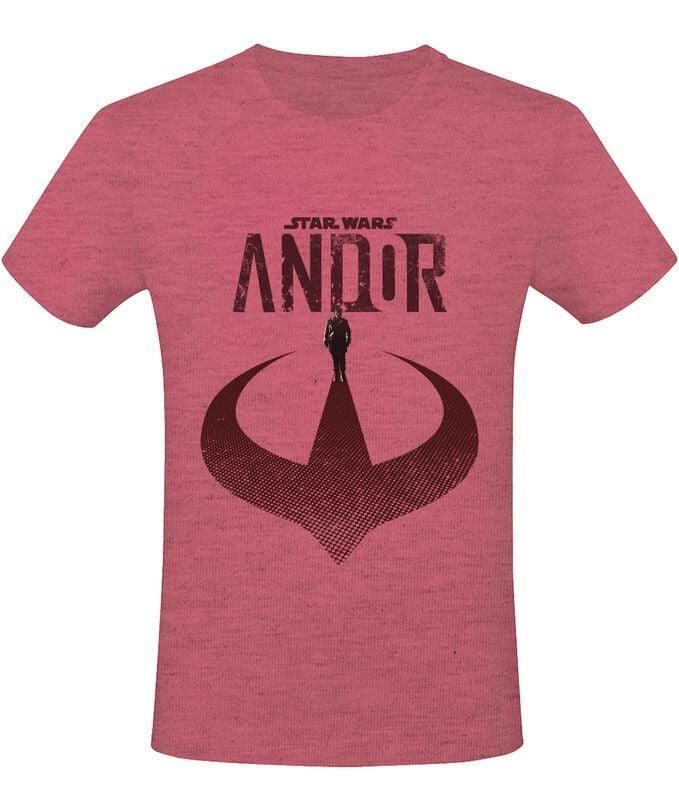 5056811537247 - Andor 2 - Incognito T-Shirt rot meliert in S 5056811537247 - Andor 2 - Incognito T-Shirt rot meliert in S