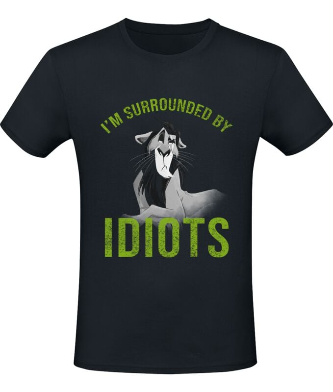 5056811539470 - Surrounded by Idiots T-Shirt schwarz in XXL