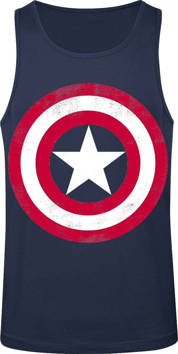 5056811544665 - Shield Logo Tank-Top navy in L