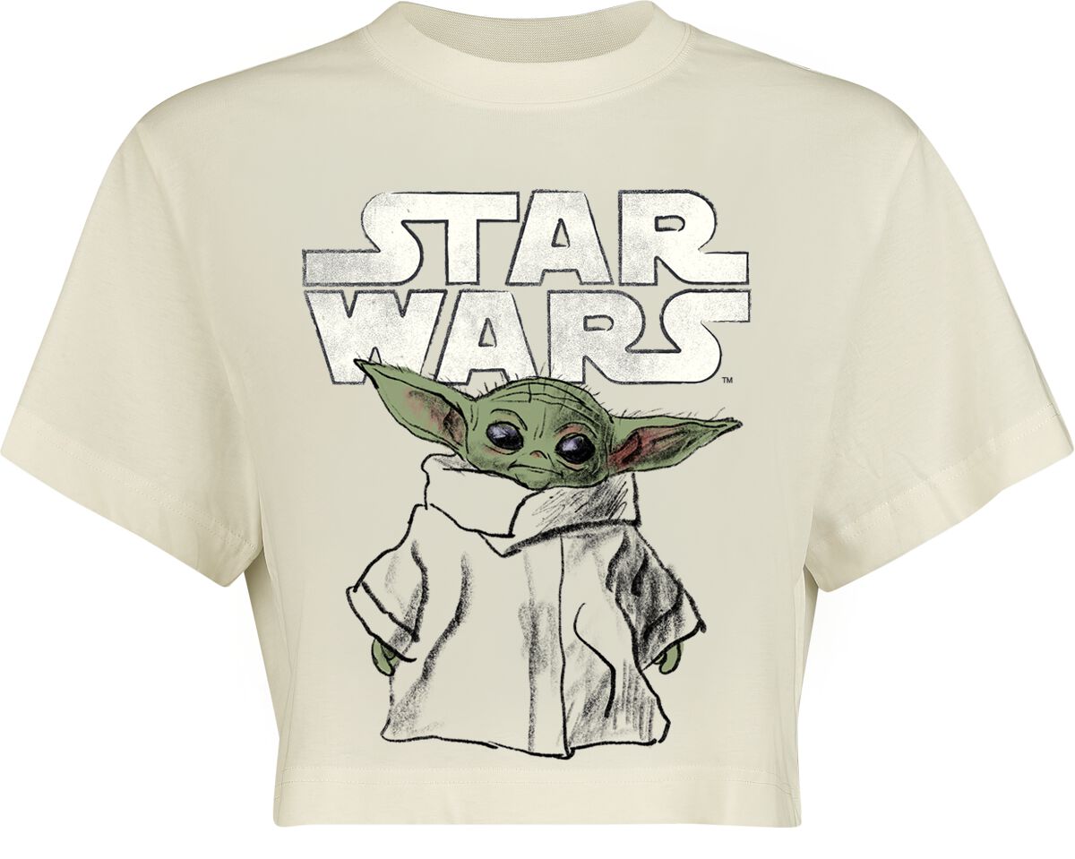 5056811546065 - The Mandalorian -  Grogu Sketch T-Shirt weiß in L 5056811546065 - The Mandalorian -  Grogu Sketch T-Shirt weiß in L