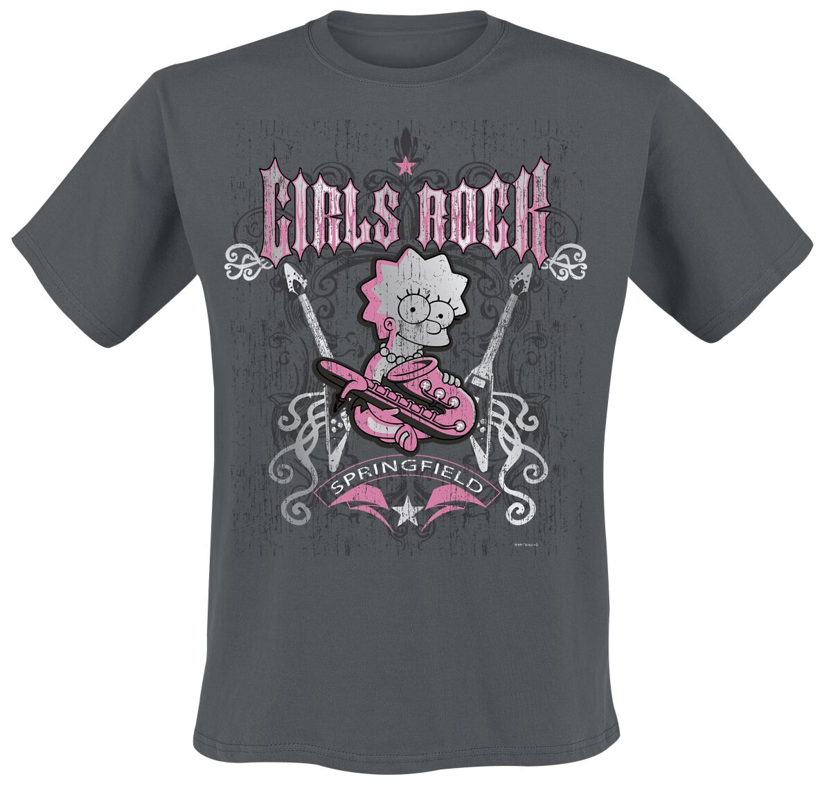 5056811546812 - Girls Rock T-Shirt charcoal in L