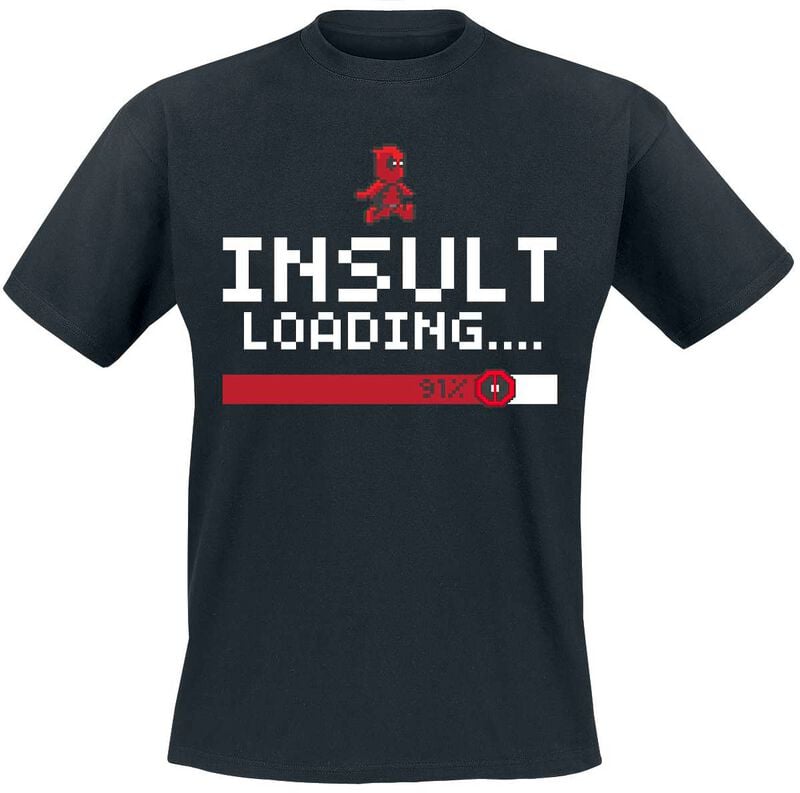 5056811548717 - Insult Loading T-Shirt schwarz in S 5056811548717 - Insult Loading T-Shirt schwarz in S