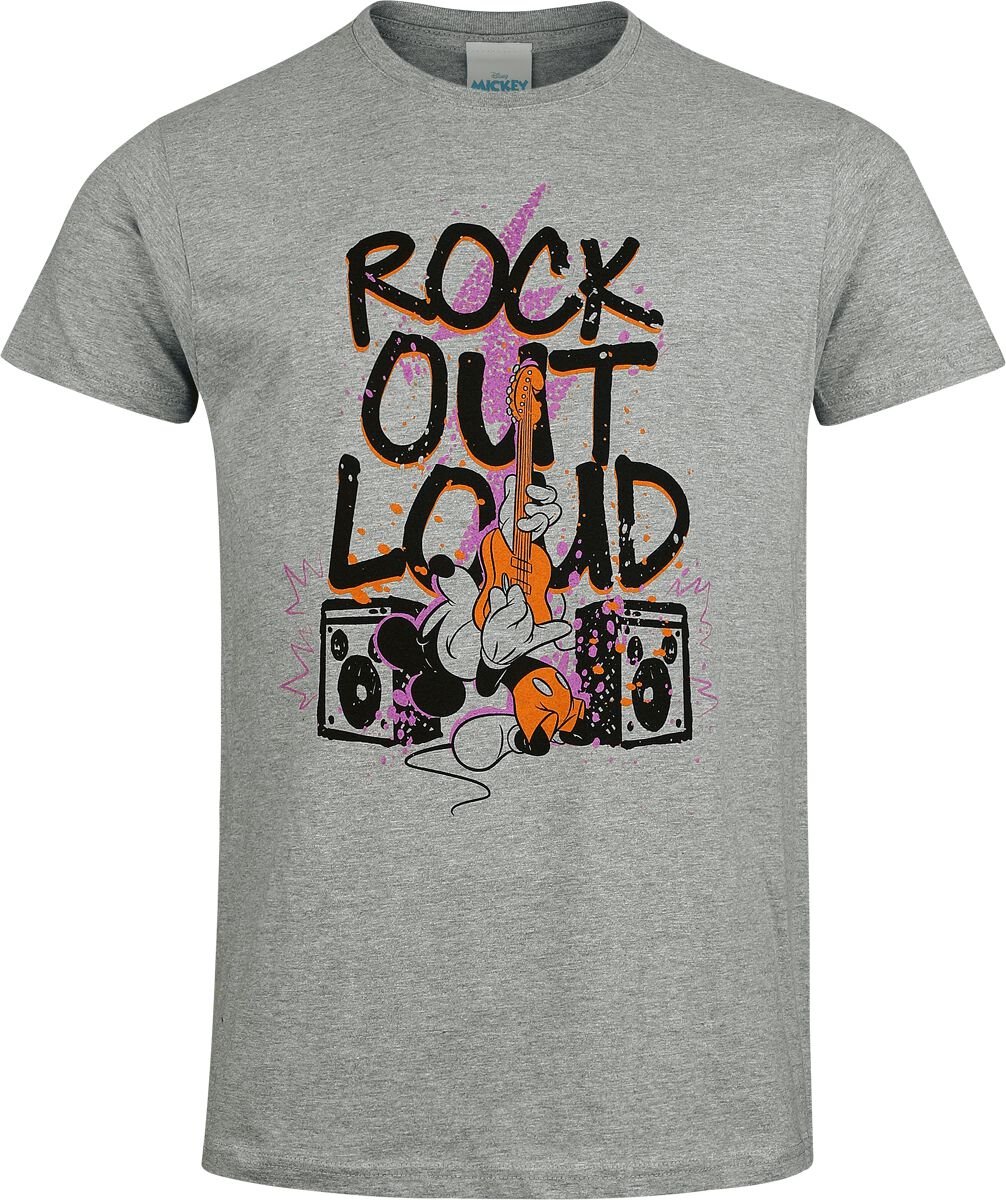 5056811550192 - Rock Out Loud T-Shirt grau meliert in XL 5056811550192 - Rock Out Loud T-Shirt grau meliert in XL