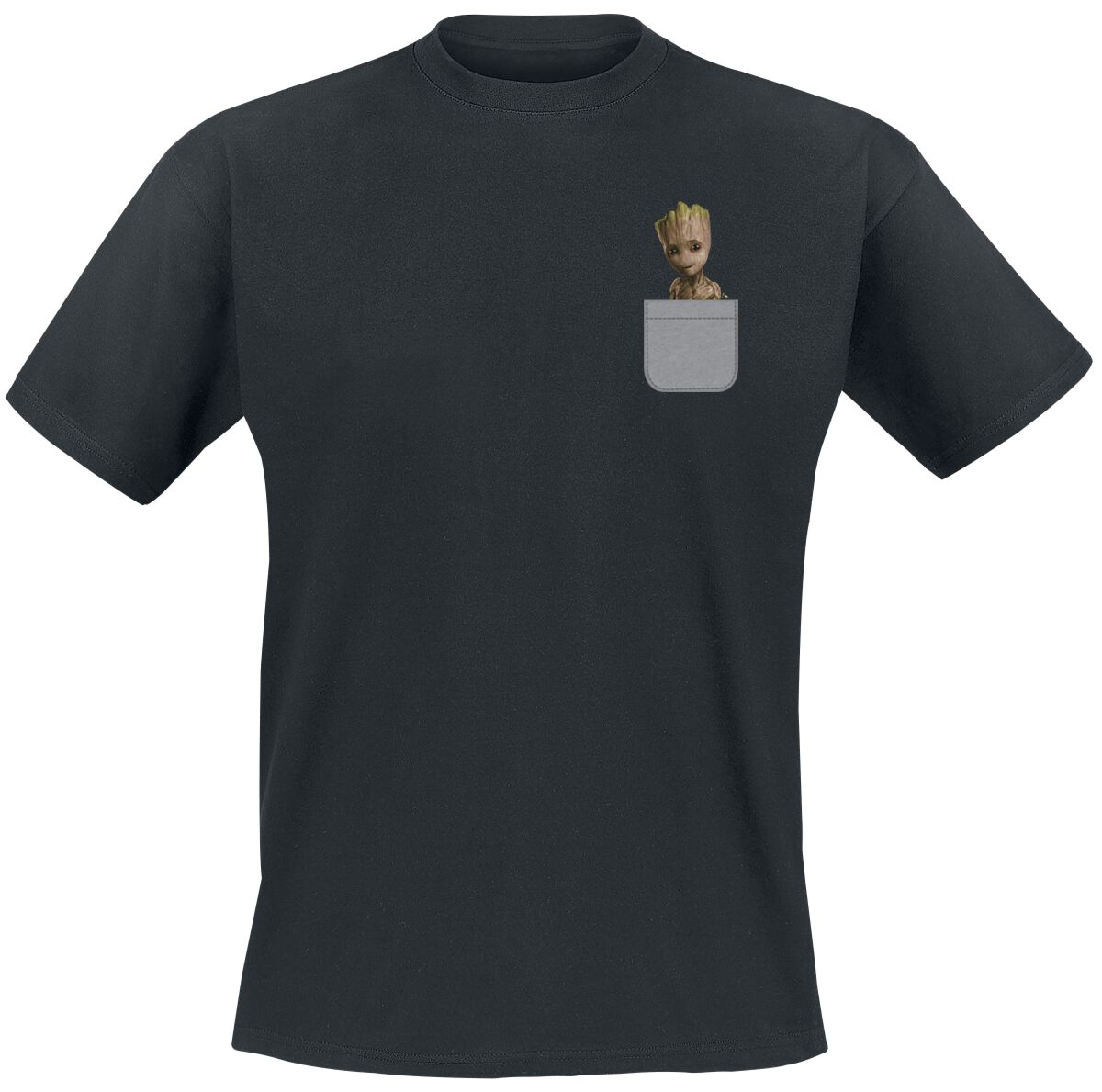 5056811554039 - Pocket Groot T-Shirt schwarz in M