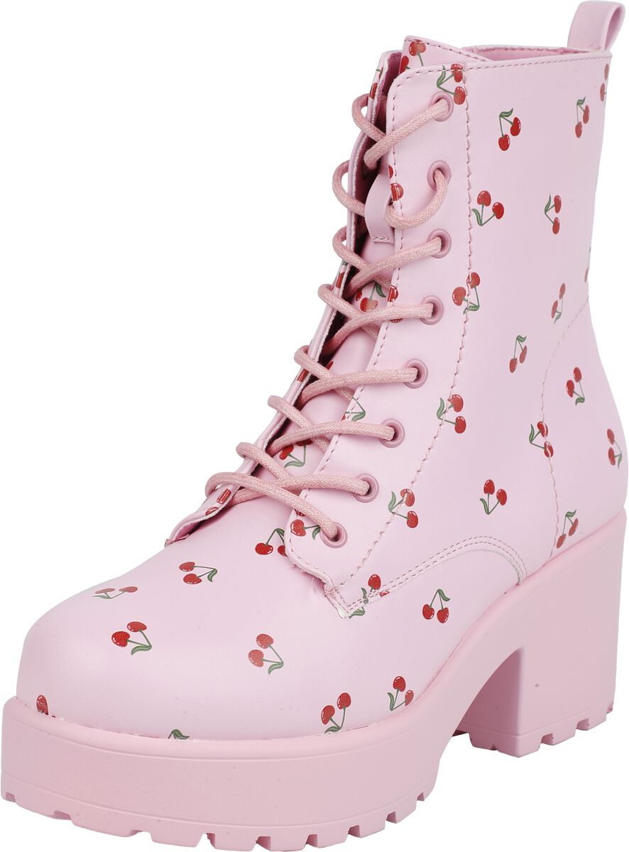 5056852100028 - Cherry Passion Platform Boots Boot pink in EU38 5056852100028 - Cherry Passion Platform Boots Boot pink in EU38