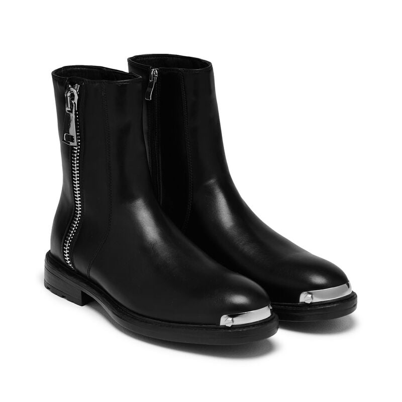 5056852100400 - Regicide Zip-up Boots Stiefel schwarz in EU45 5056852100400 - Regicide Zip-up Boots Stiefel schwarz in EU45