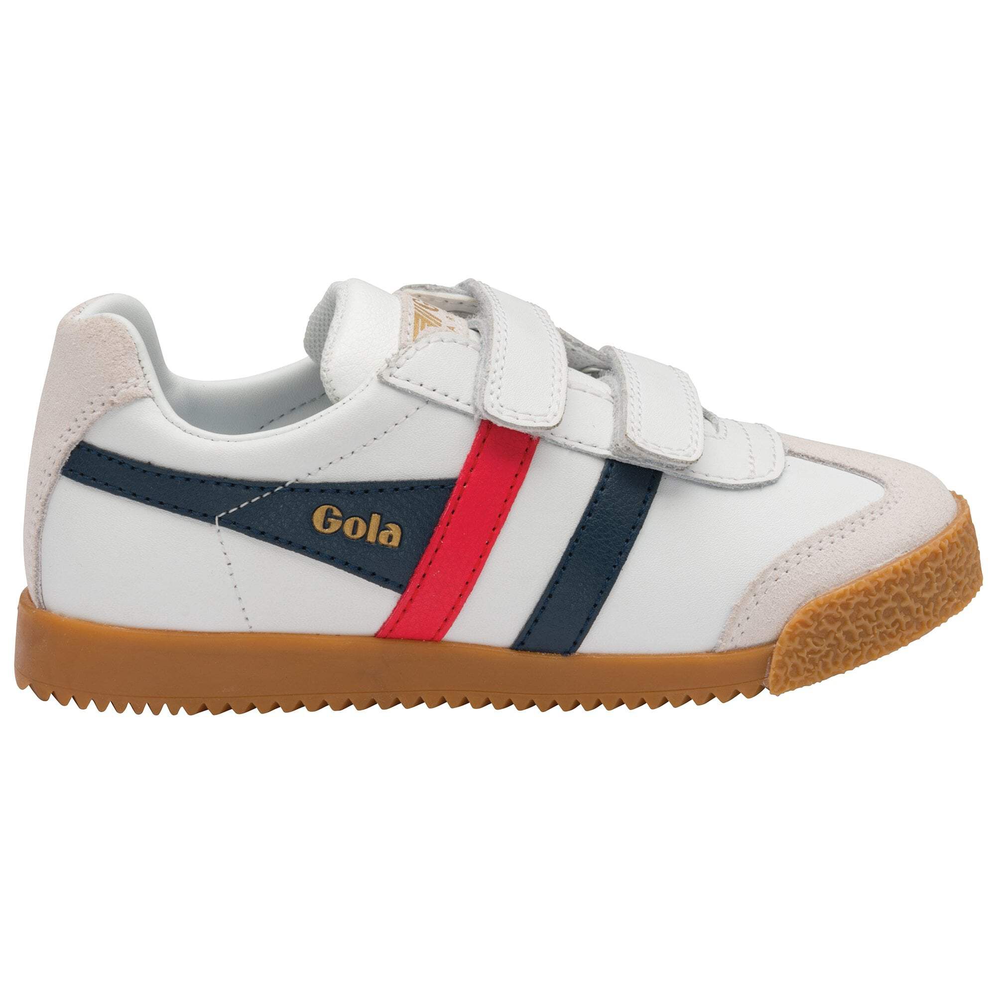 5057561407194 - Kinderschuhe Classics Harrier Leather Strap Trainers