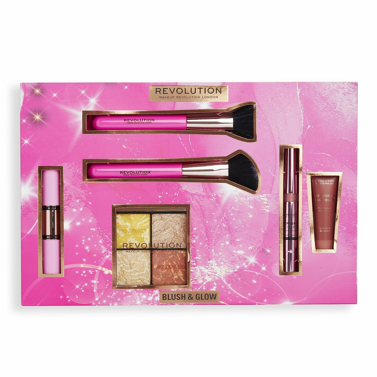 5057566769242 - Make-up Set Revolution Make-up erröten & glühen 6 Teile 5057566769242 - Make-up Set Revolution Make-up erröten & glühen 6 Teile