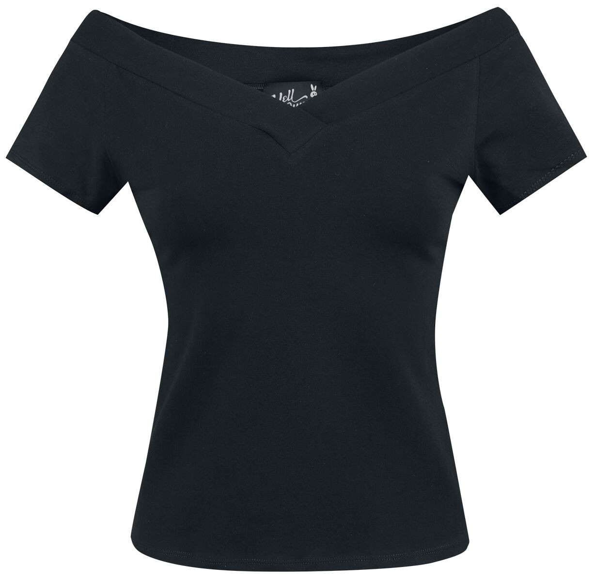 5057633045941 - Hell Bunny Alex Top T-Shirt schwarz in L 5057633045941 - Hell Bunny Alex Top T-Shirt schwarz in L