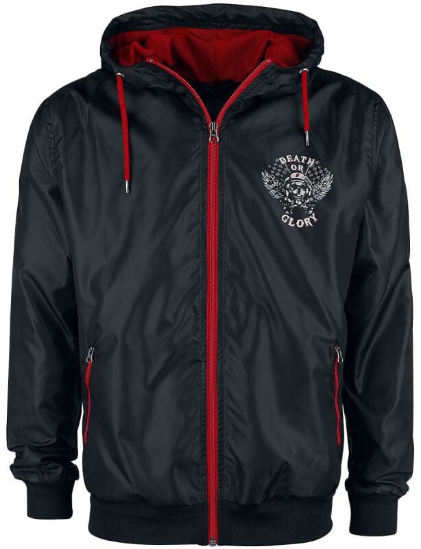 5057633122833 - Death or Glory Windbreaker schwarz in S