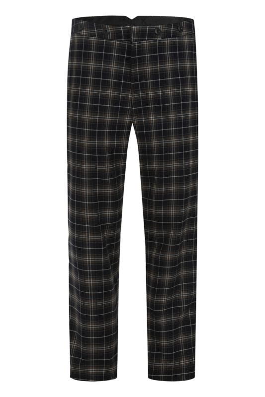 5057633162105 - Chuck Swing Trouser Green Tartan Chino schwarz grün in W32L32