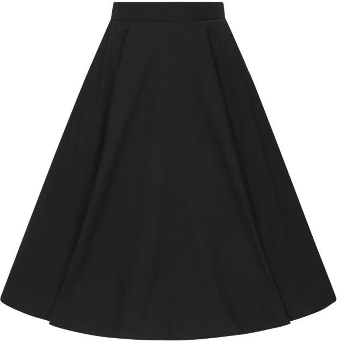 5057633247499 - Hell Bunny Abi 50s Skirt Mittellanger Rock schwarz in S