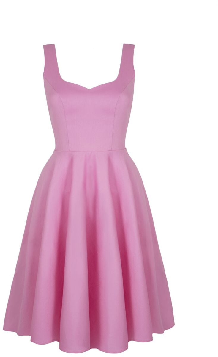 5057633315273 - Hell Bunny Heidi Dress Pink Mittellanges Kleid pink in XXL