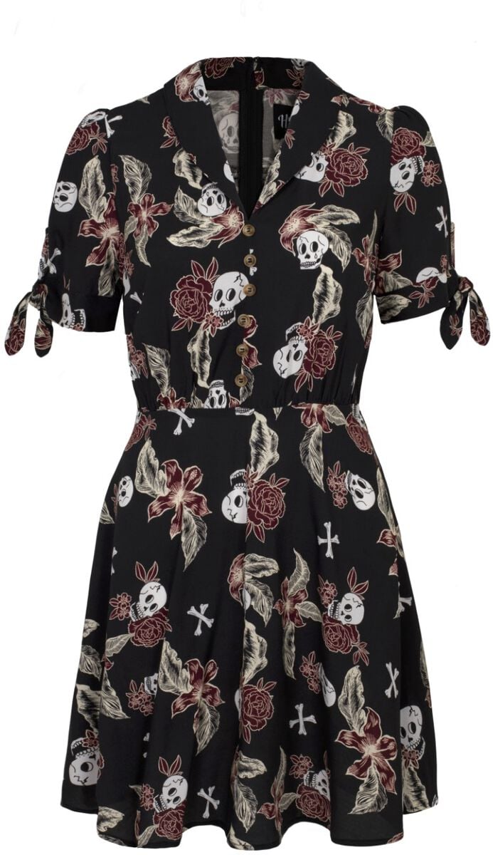 5057633316720 - Hell Bunny Alani Mini Dress Kurzes Kleid multicolor in M 5057633316720 - Hell Bunny Alani Mini Dress Kurzes Kleid multicolor in M