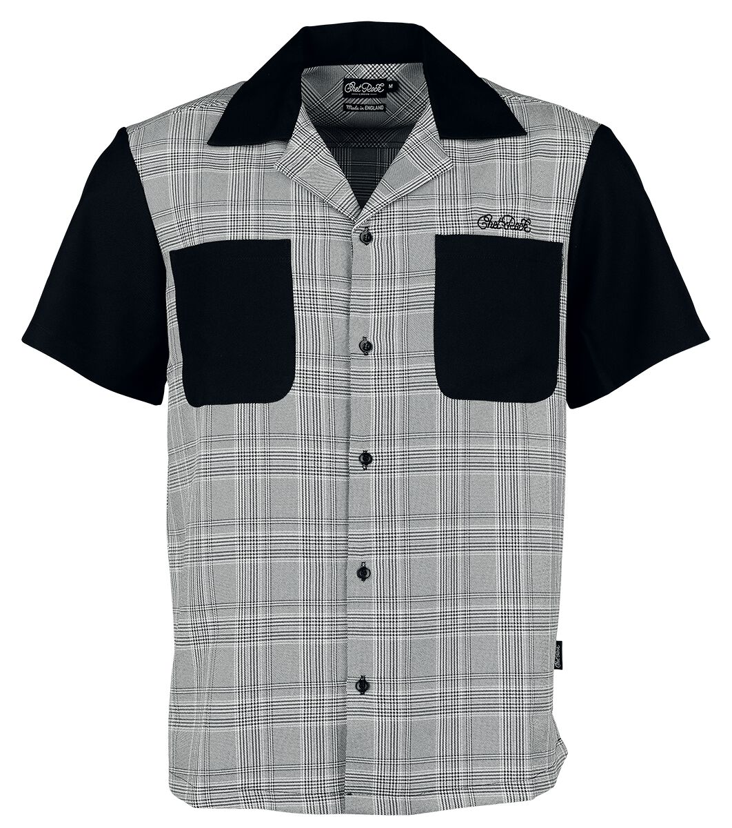 5057633318137 - Arlo Shirt Kurzarmhemd schwarz weiß in S 5057633318137 - Arlo Shirt Kurzarmhemd schwarz weiß in S