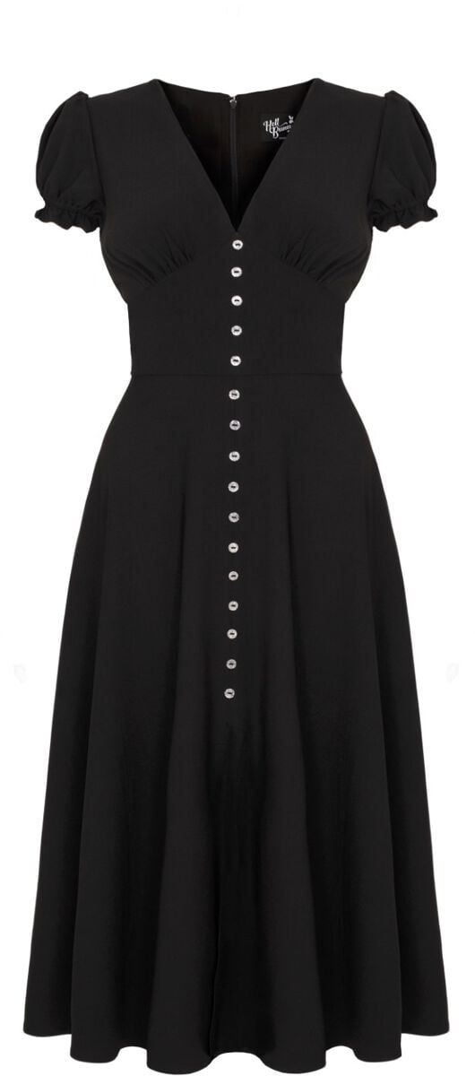 5057633320291 - Hell Bunny Jinx Dress Mittellanges Kleid schwarz in XXL 5057633320291 - Hell Bunny Jinx Dress Mittellanges Kleid schwarz in XXL
