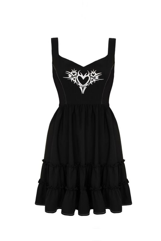 5057633339316 - Hell Bunny Mercy Dress Kurzes Kleid schwarz in XXL 5057633339316 - Hell Bunny Mercy Dress Kurzes Kleid schwarz in XXL