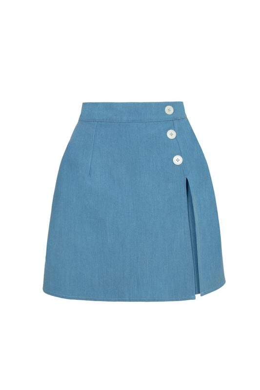 5057633347038 - Hell Bunny Rylee Skorts Short blau in XS 5057633347038 - Hell Bunny Rylee Skorts Short blau in XS