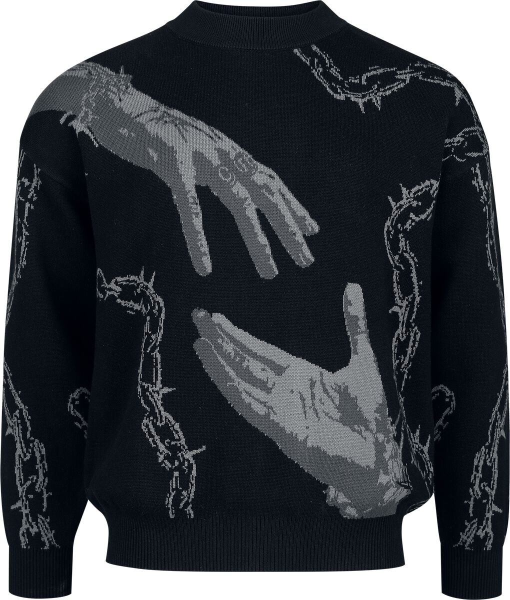 5057633365636 - BREAK FREE HAND JUMPER Strickpullover schwarz in XXL 5057633365636 - BREAK FREE HAND JUMPER Strickpullover schwarz in XXL