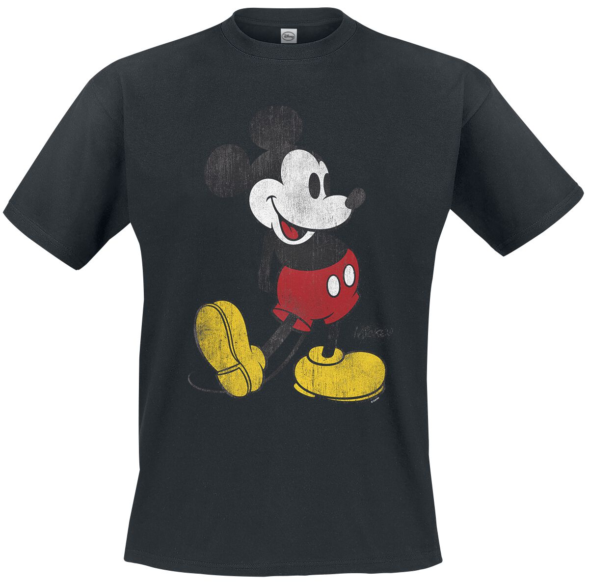 5057736989838 - Vintage Micky T-Shirt schwarz in XXL