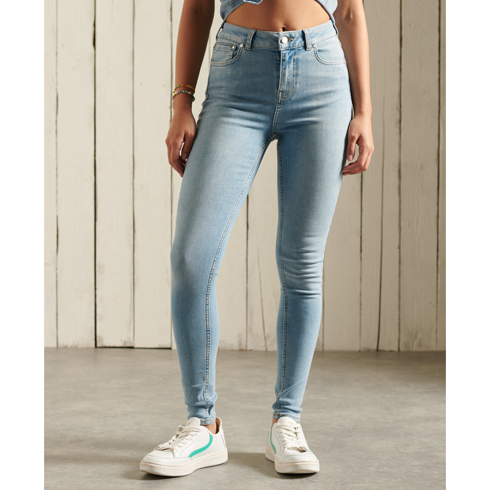 5057842908396 - Skinny-Jeans mit hoher Taille für Frauen Superdry