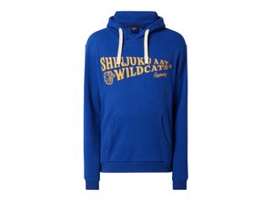 5057847588944 - Mens Vintage Collegiate Hoodie Blau - Größe S