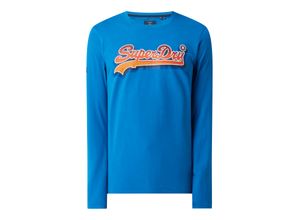 5057847615435 - Mens Saisonales Top mit Vintage-Logo Blau - Größe M