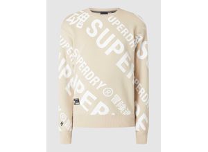 5057847705716 - Womens Code Core Sweatshirt mit Rundhalsausschnitt und Durchgehendem Pr Beige - Größe S