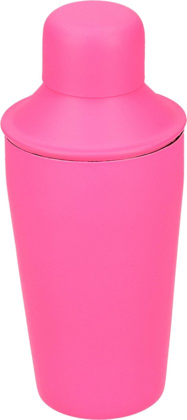 5057982052966 - Barcraft Cocktail Shaker Mini 300 ml Edelstahl Rosa