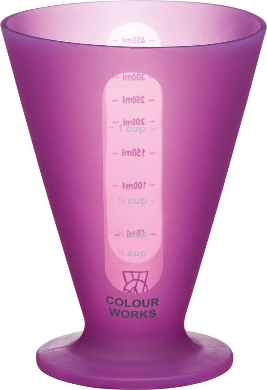 5057982055585 - Colourworks Messbecher Brights 400 ml Silikon Lila