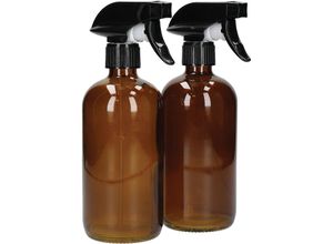 5057982074777 - Kitchencraft - Living Nostalgia Set de Spray de Flaschen de Bernstein Einheitsgröße